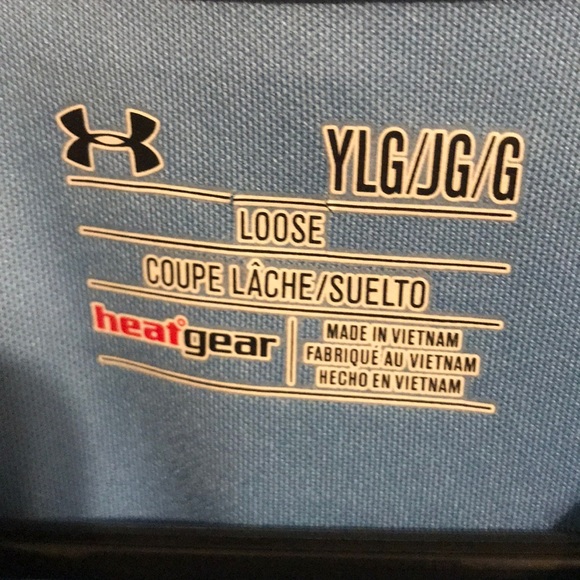 Under armor baby blue Dri-fit polo - Picture 3 of 3